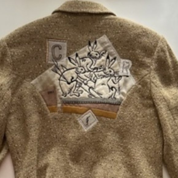 Christian Francis Roth Vintage Cropped Double Breasted Blazer/Jacket - Rare - Picture 3 of 8